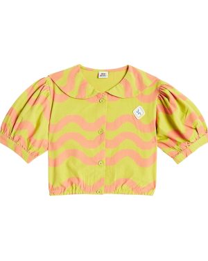 Jellymallow Wave printed cotton blouse