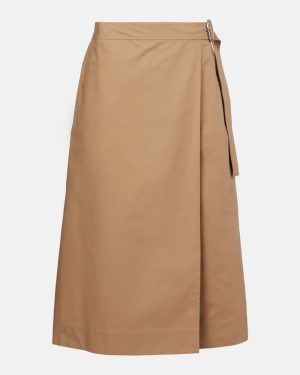 Jil Sander Cotton wrap skirt