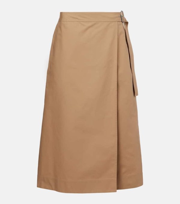 Jil Sander Cotton wrap skirt