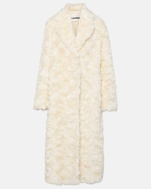 Jil Sander Faux fur coat