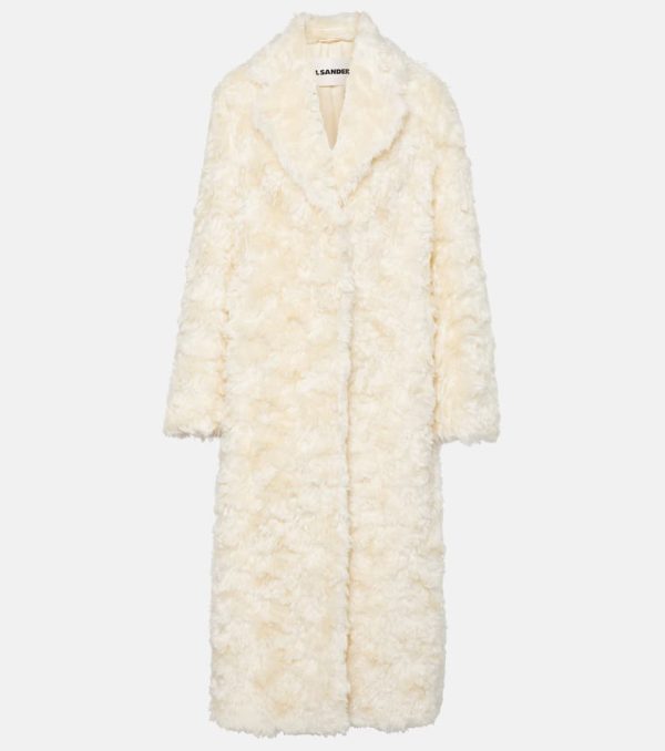 Jil Sander Faux fur coat