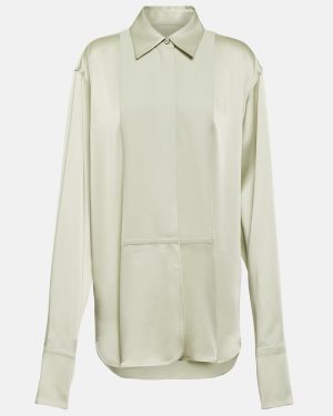Jil Sander Oversized satin shirt