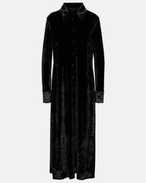 Jil Sander Velvet shirt dress