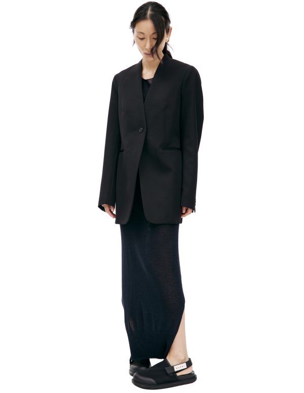 Jil Sander Wool blazer with one button