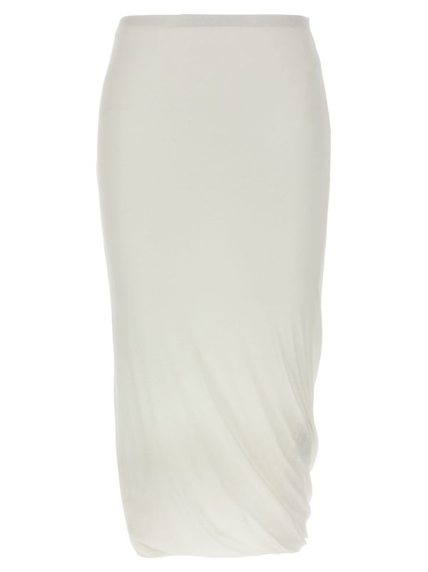 Jil Sander twisted Midi Skirt