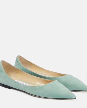 Jimmy Choo Love suede ballet flats