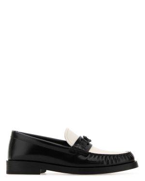 Jimmy Choo Two-tone Leather Addie Loafers