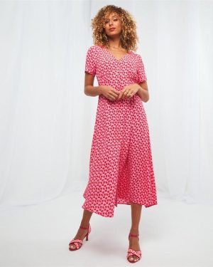 Joe Browns Joe Brown Red Butterfly Tea Dress
