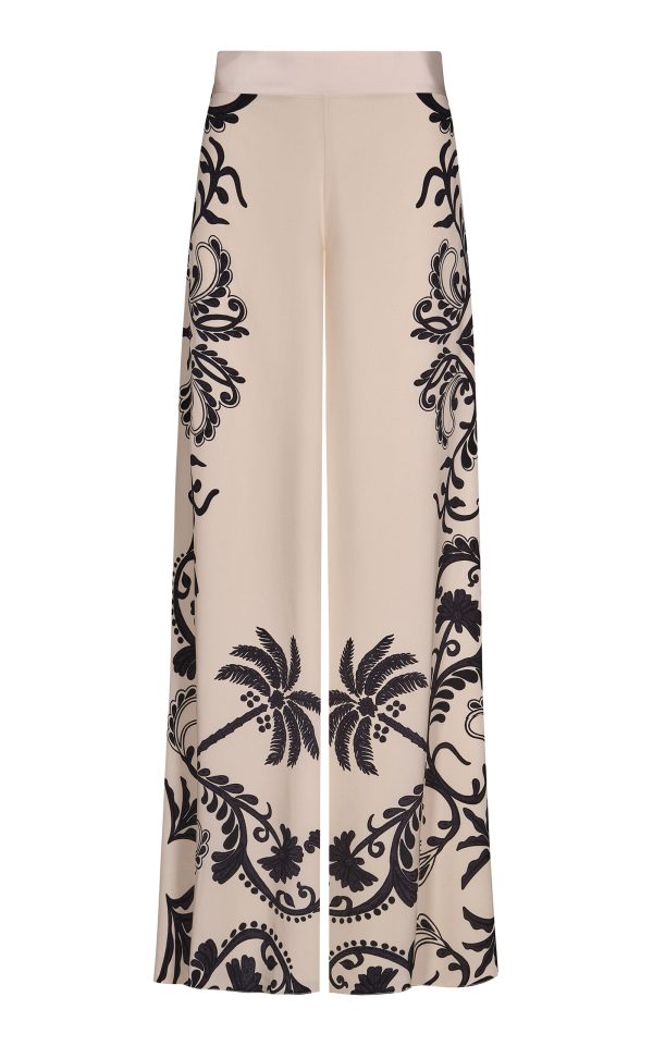 Johanna Ortiz - Musical Silk Wide-Leg Pants - Print - US 0 - Moda Operandi