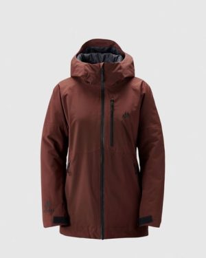 Jones Mountain Surf Parka Jacket - Vulcan Red - S