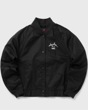 Jordan WMNS VARSITY JACKET women Bomber Jackets black in size:L