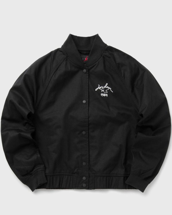 Jordan WMNS VARSITY JACKET women Bomber Jackets black in size:L