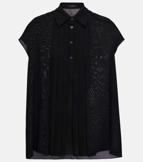 Joseph Antin pleated blouse