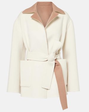 Joseph Arnold wool, cashmere, and silk wrap coat