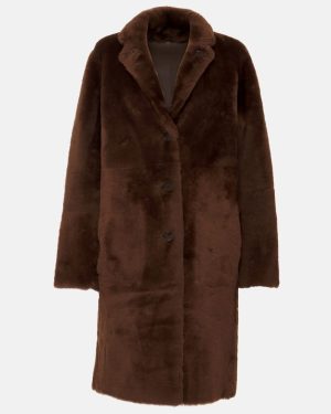 Joseph Britanny reversible shearling-lined leather coat