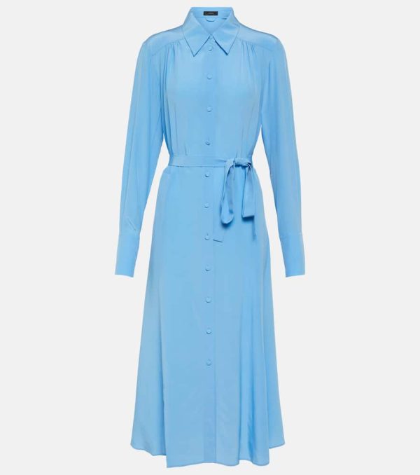 Joseph Diane silk crepe de chine shirt dress