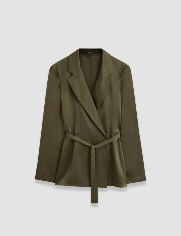 Joubert Silk Satin Jacket - 34