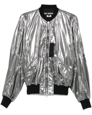Junya Watanabe Metallic Effect Bomber Jacket