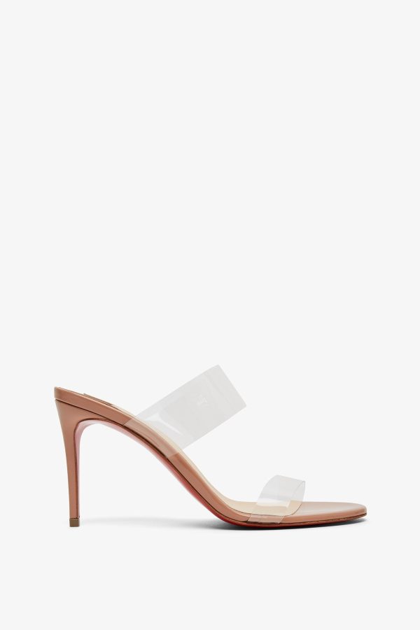 Just Nothing 100 beige mules