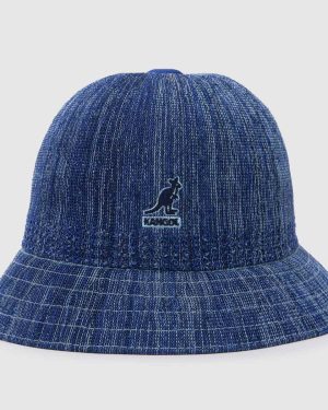 KANGOL Ventair Bucket Hat in Blue, Size: M