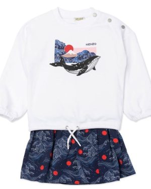 KENZO Jumper Dress Infants - White