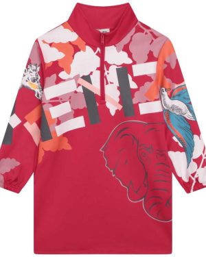 KENZO Jumper Dress Juniors - Red
