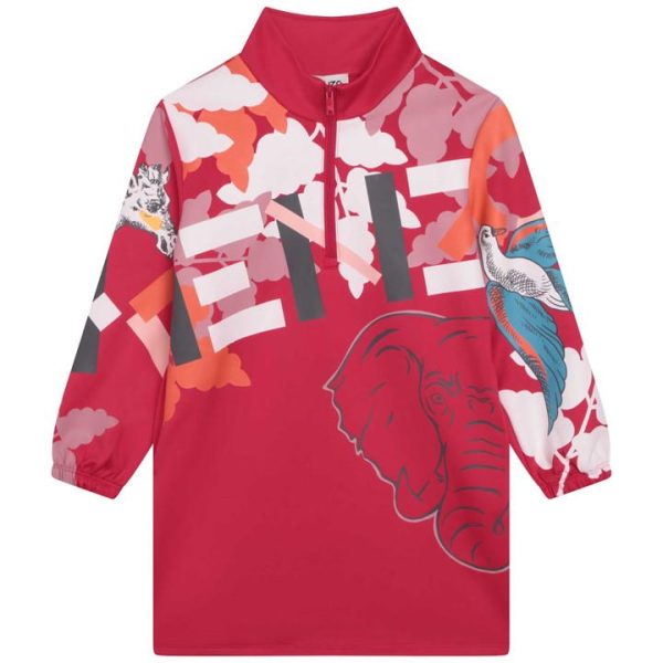 KENZO Jumper Dress Juniors - Red