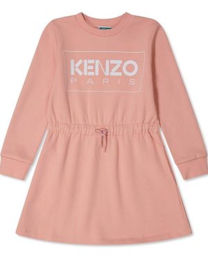 KENZO Logo Jumper Dress - Pink