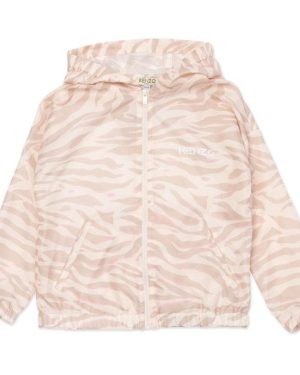 KENZO Printed Windbreaker Juniors - Beige