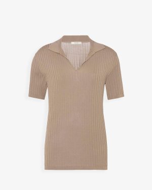 Kaiomi beige knit top