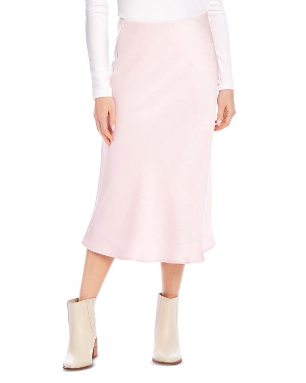 Karen Kane Satin Midi Skirt