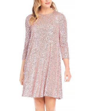 Karen Kane Sequined Swing Dress