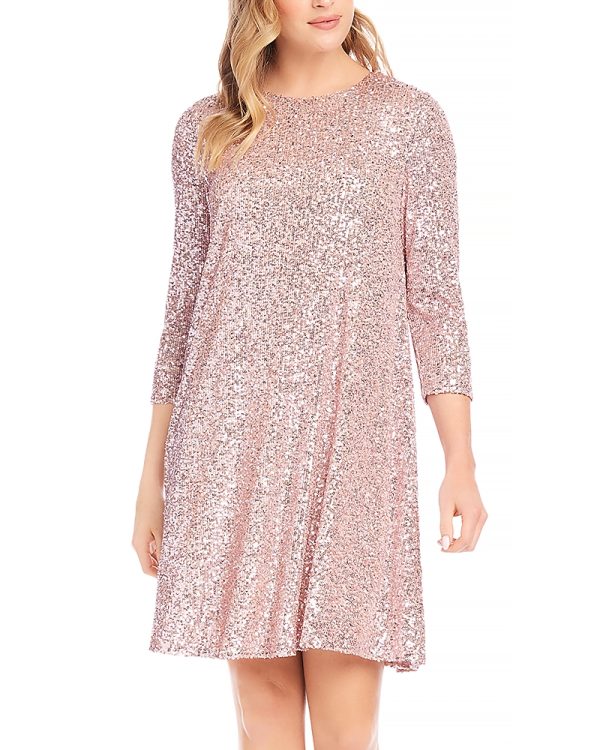 Karen Kane Sequined Swing Dress