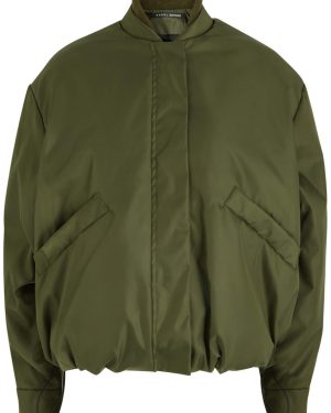 Kassl Editions Padded Nylon Bomber Jacket - Beige - S (UK8-10 / S)