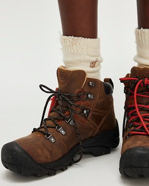 Keen Pyrenees Lace-Up Boots at Free People in Syrup, Size: US 8