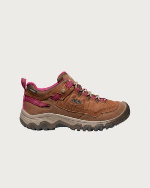 Keen Targhee IV WP Walking Shoes - Bison/Beaujolais - UK 8