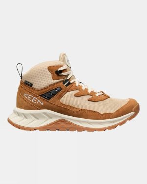Keen Womens Hightrail Mid Waterproof Hiking Boots - Sand Brown