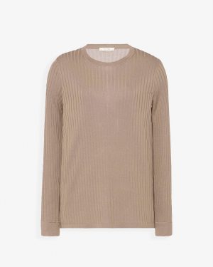 Keya beige knit top