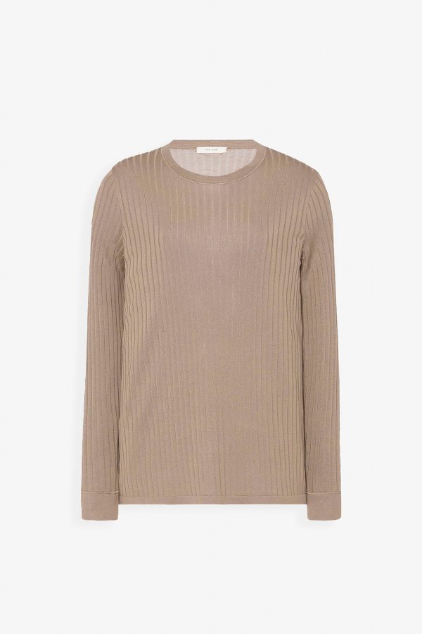 Keya beige knit top