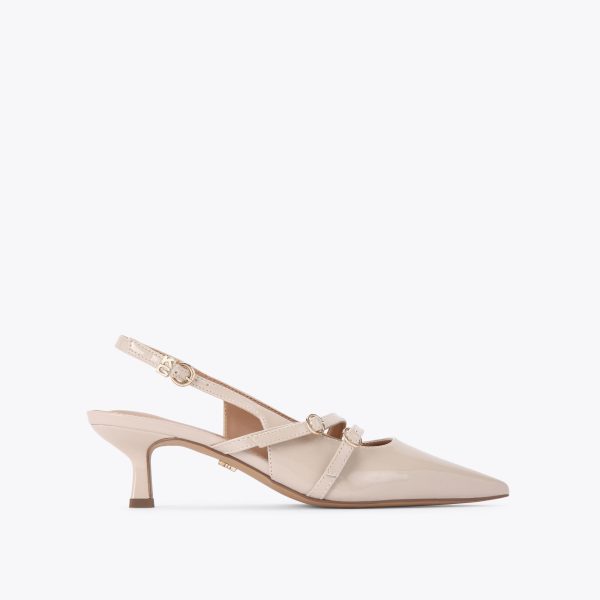 Kg Kurt Geiger Sienna Heel - Bone Patent Kitten Heels