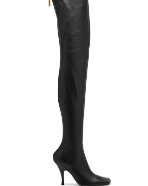 Khaite Eva 100 Leather Over-the-knee Boots - Black - 39 (IT39 / UK6)