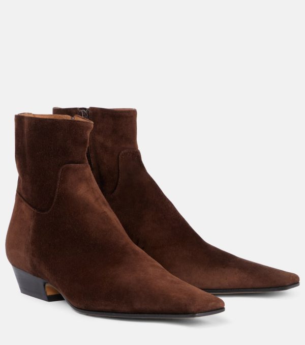 Khaite Marfa suede Chelsea boots
