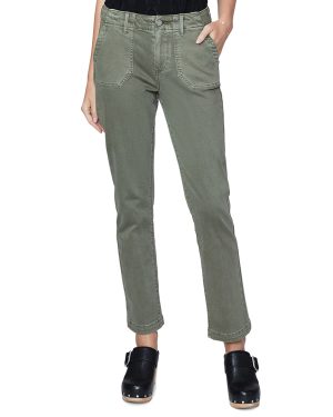 Khaki Mayslie Straight Leg Jeans