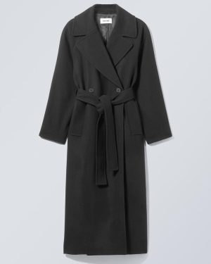 Kia Oversized Wool Blend Coat