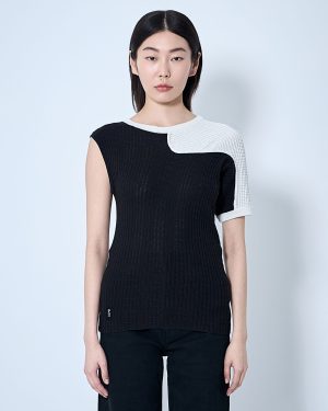 Kiko Kostadinov Nomas Knit Top - Woman Tops Black Fr - 40