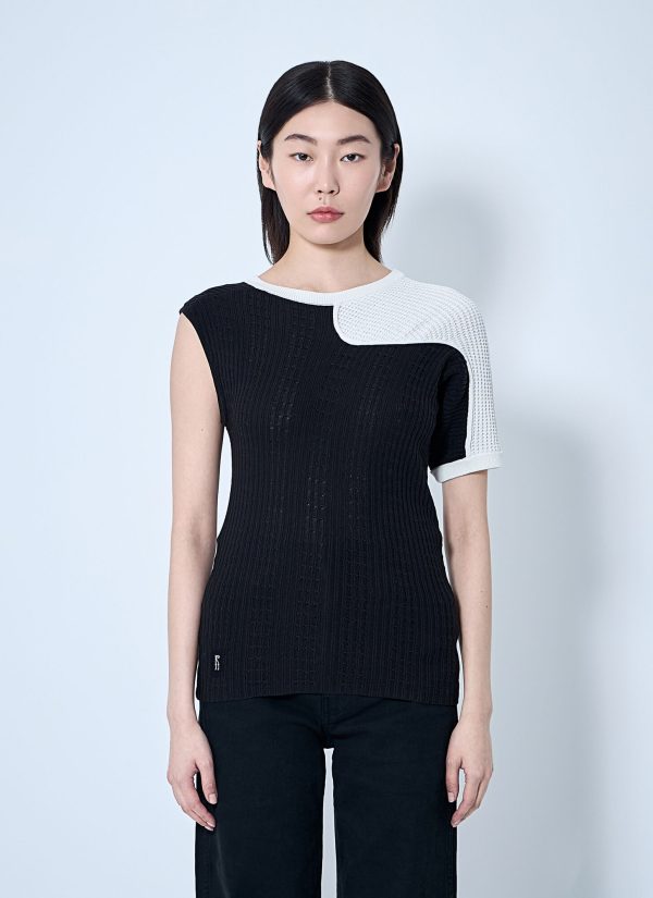 Kiko Kostadinov Nomas Knit Top - Woman Tops Black Fr - 40