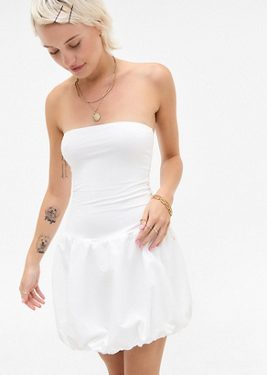 Kimchi Blue Bandeau Bubble Mini Dress - Ivory S at Urban Outfitters