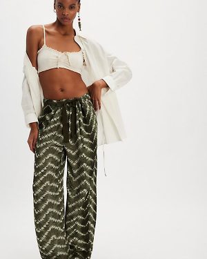 Kinga Csilla Shiloh Sun Straight-Leg Pants at Free People in Charcoal, Size: Small