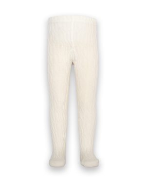 Kite Cable Knit Tights - Cream