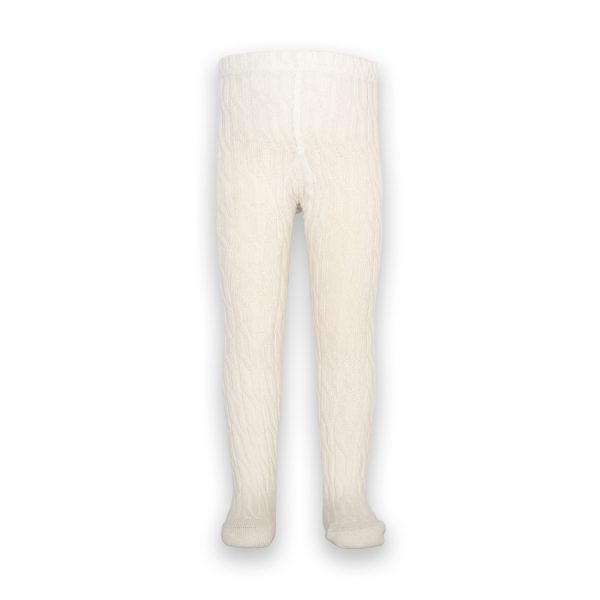 Kite Cable Knit Tights - Cream